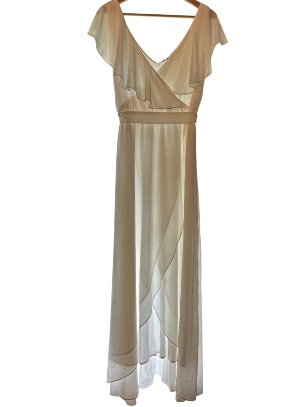 Baltic Born Katya Ruffle Maxi Dress Beach Wedding Elopement Engagement Size XXL
